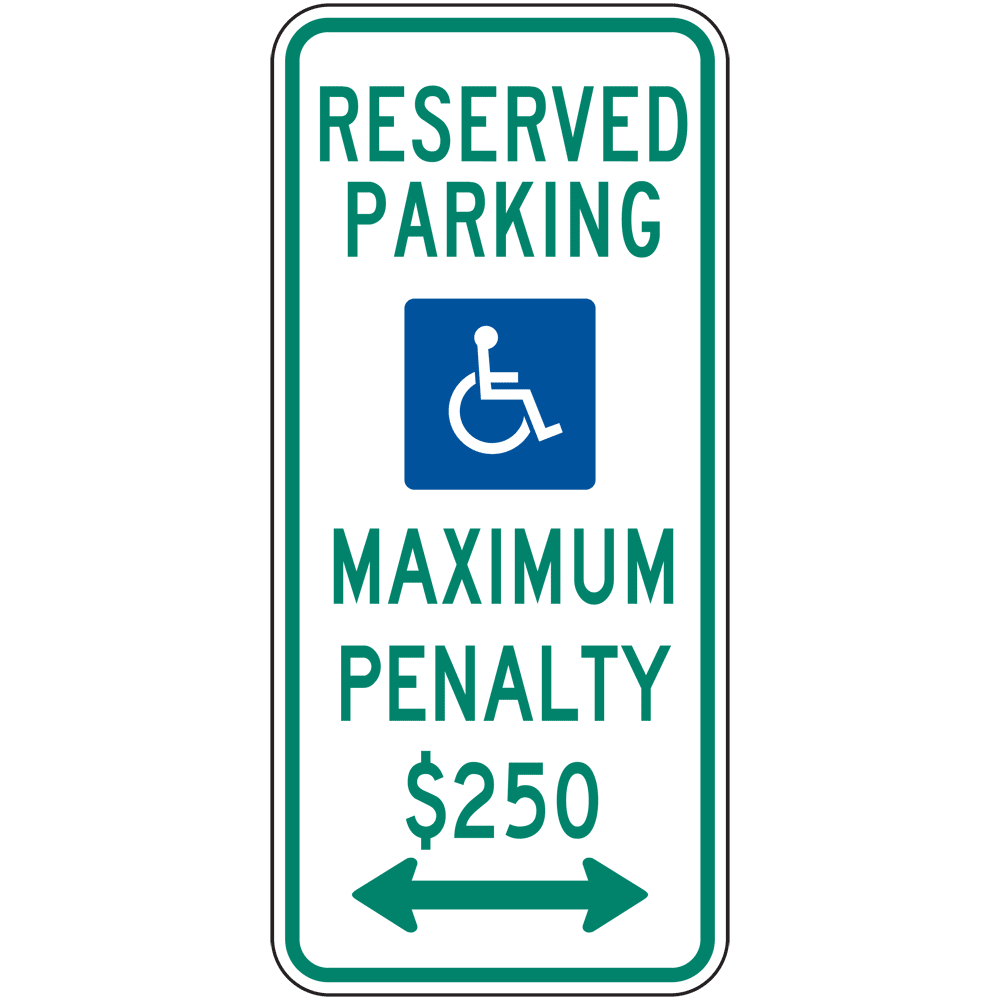 Parking Signs State Accessible