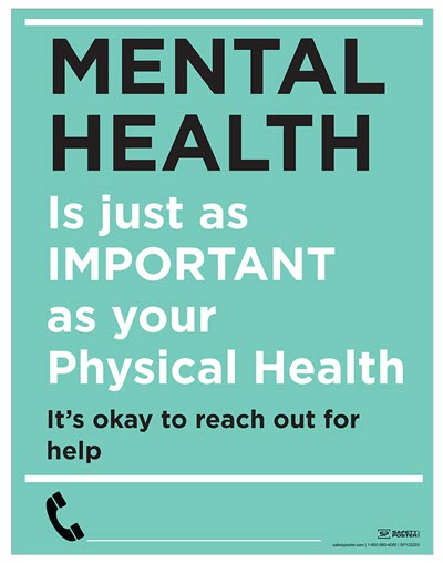 Mental Health Reach Out Poster