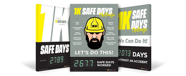 Browse 1K Safe Days Digital Scoreboards