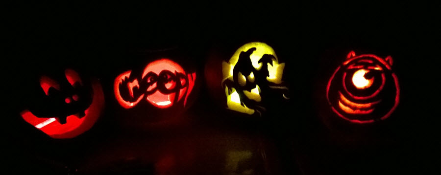 Halloween jack o lanterns