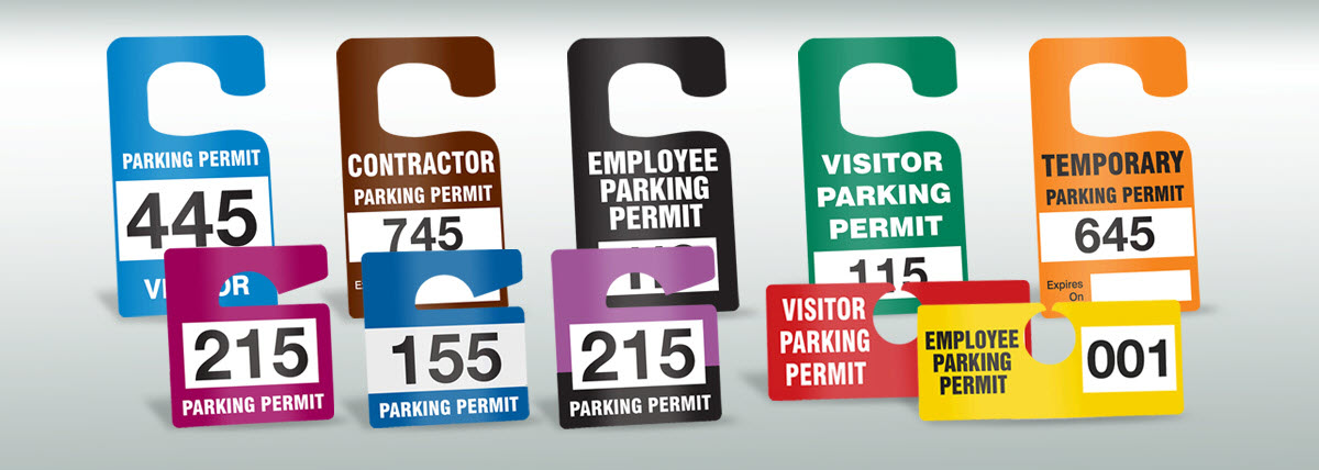 thumbnail interactive-video image 1 of PRIME Replacement Parking Permit - Car Mirror Hang Tag (Plastic) 1 of 4