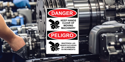 Machine Safety Sign