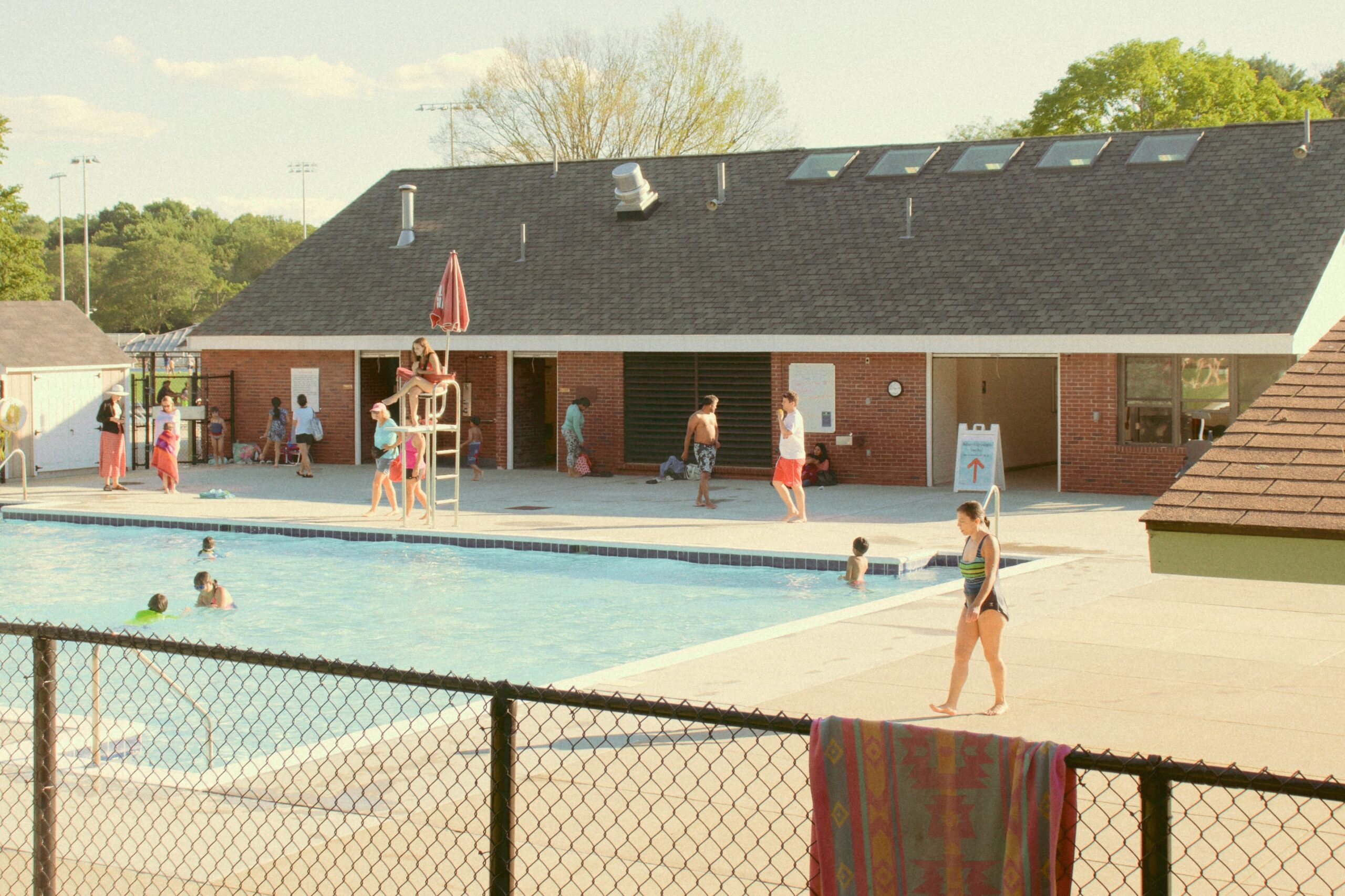 Outdoor workers and recreational activity participants following safety guidelines
