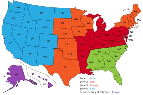 All About Usps Postal Zones 11A - Shipping Zones 6 11 21a 