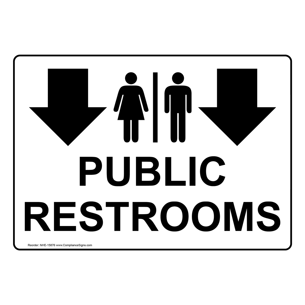 Restroom Public Restroom Signs