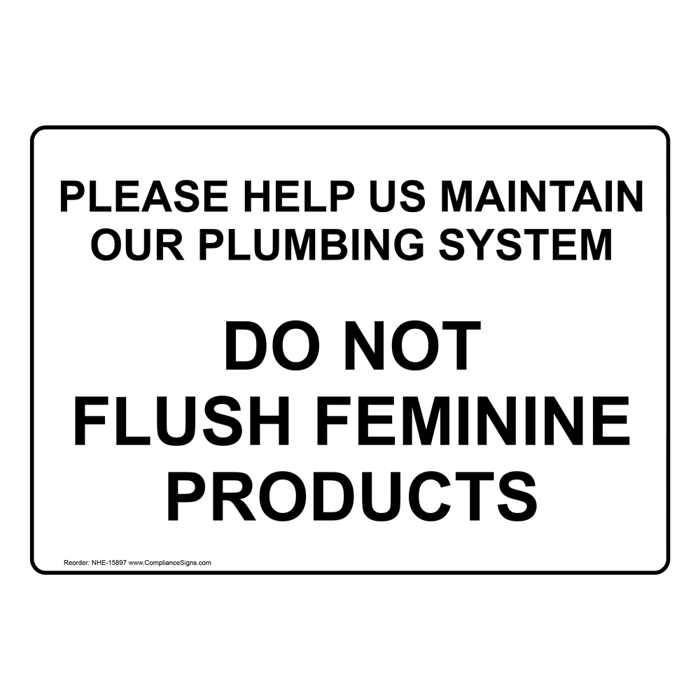Chinese feminine hygiene products sign.