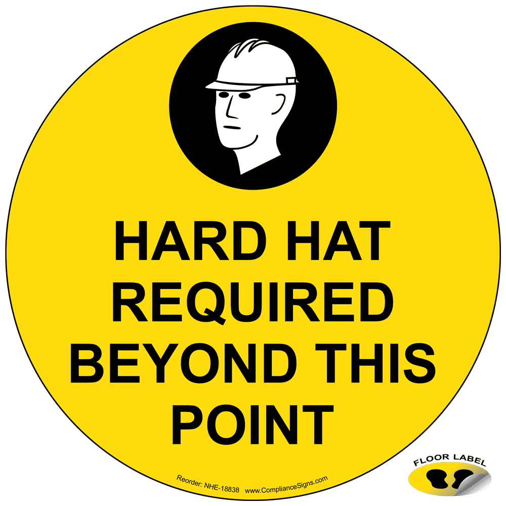 Personal Protective Equipment Signs PPE Hard Hat & Head