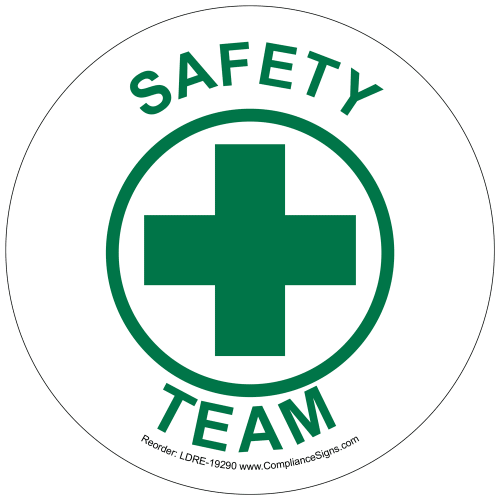 Logos Team Work Safety Sign