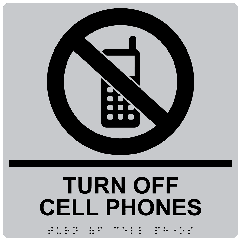ada turn off cell phones symbol braille sign rre 14841 99 turn off cellphone sign