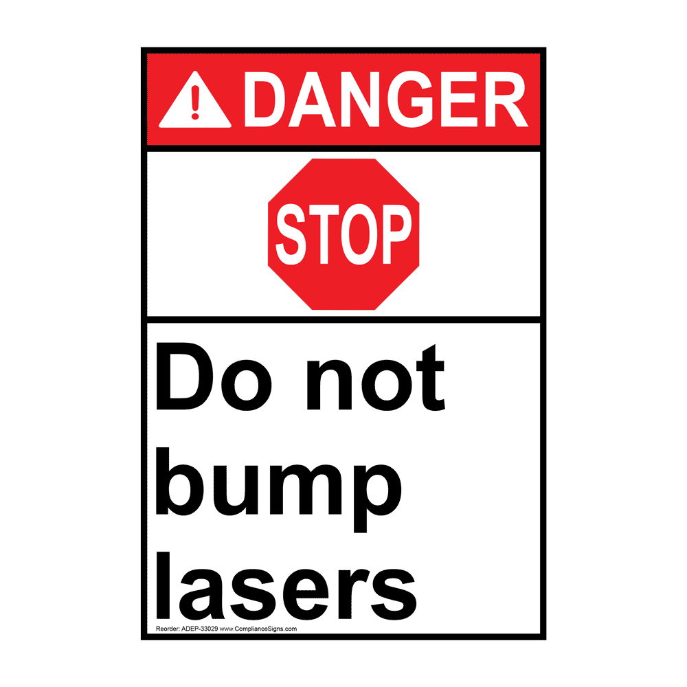 Machine & Process Safety Signs and Labels Laser ANSICaution