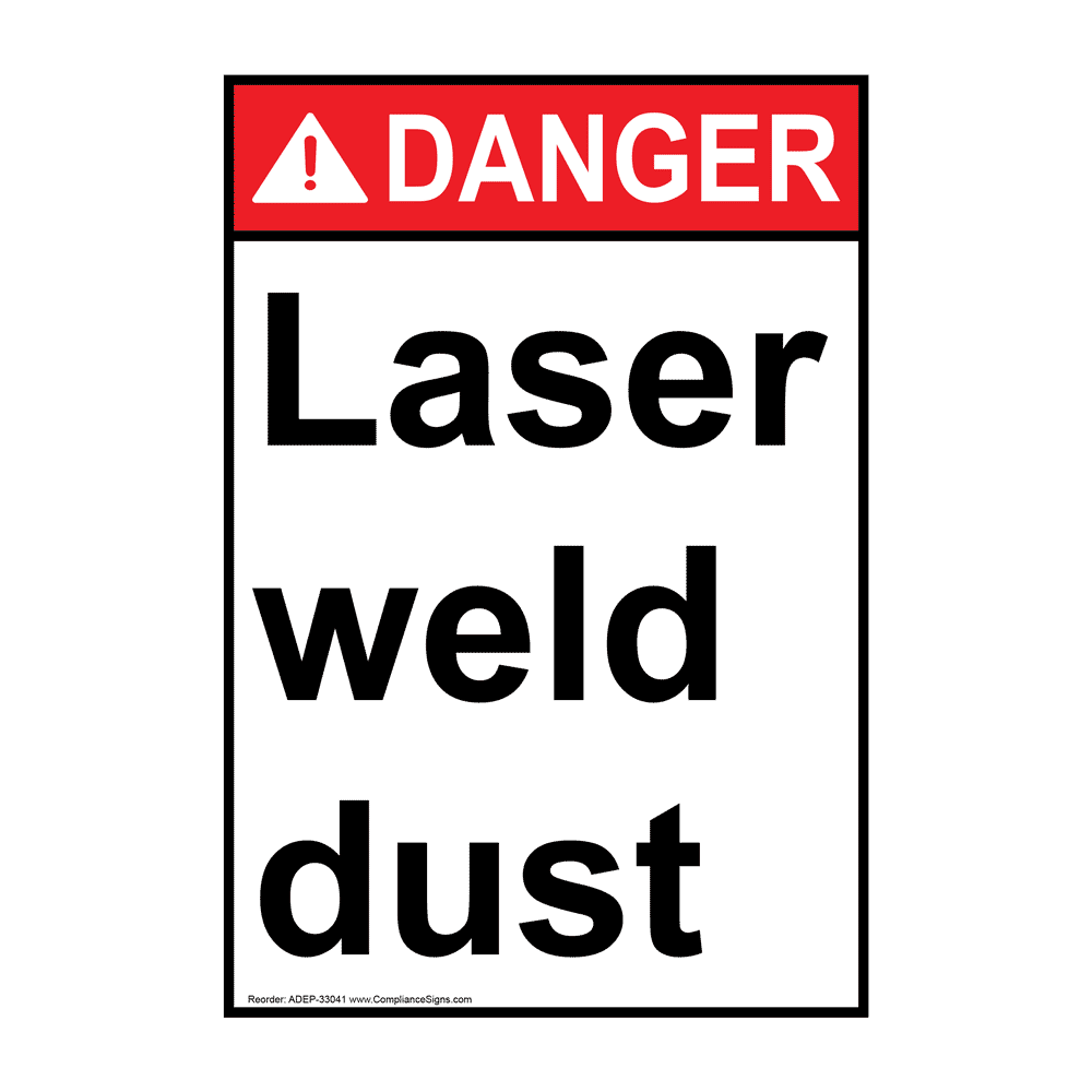 Machine & Process Safety Signs and Labels Laser ANSICaution