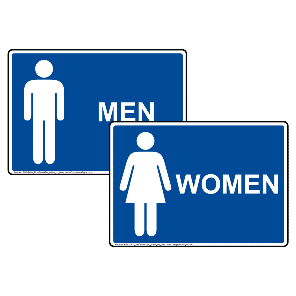 Restroom Signs Multi Mount