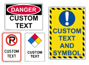 Custom Signs / Labels