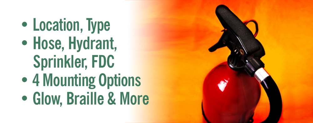Fire Equipment / Extinguisher Signs & Labels