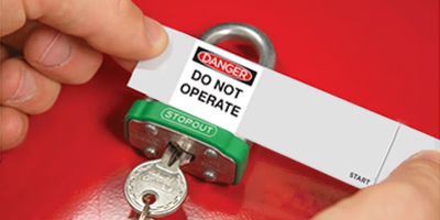 Do Not Operate Lockwrap for a Lockout Lock