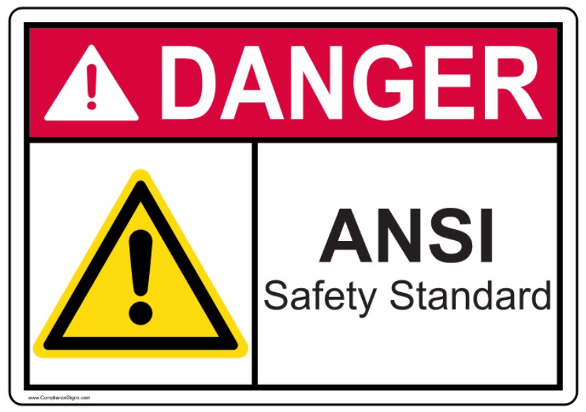 ANSI signs