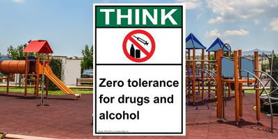 ANSI Zero Tolerance for Drugs and Alcohol Signs