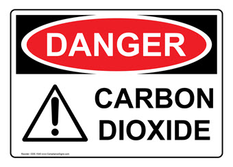 Carbon Dioxide Safety Signs