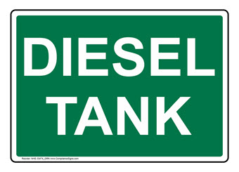 Fuel Tank Labels - Made in USA Fuel Tank Labels