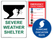 Emergency & Evacuation Signs