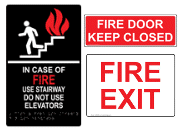 Fire Exit / Fire Safety Signs