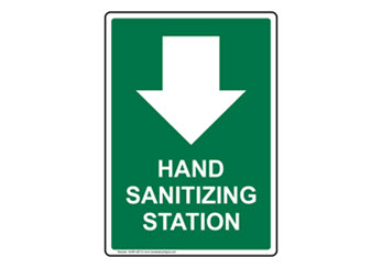 Hand Sanitizer Signs