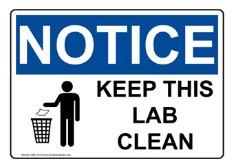Laboratory Safety Signs