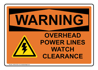Power Line Signs and Labels