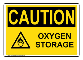 Oxygen Safety Signs