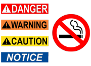 ANSI No Smoking Signs