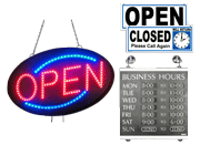 Business Hours Signs