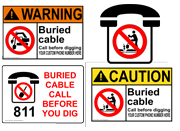 Call Before Digging Signs