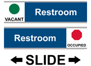 Engraved - Restroom - Sliding
