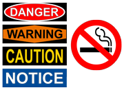 OSHA No Smoking Signs