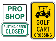 Golf Signs