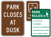 Park Signs