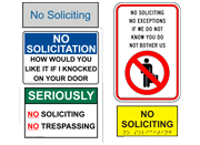 No Soliciting