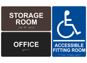 ADA Braille - Departments / Rooms