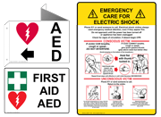 AED & CPR Signs