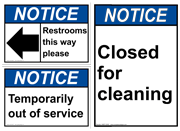 Printed Restroom - Multi-mount