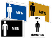 ADA Braille Restroom Signs