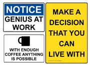 Novelty Office Signs