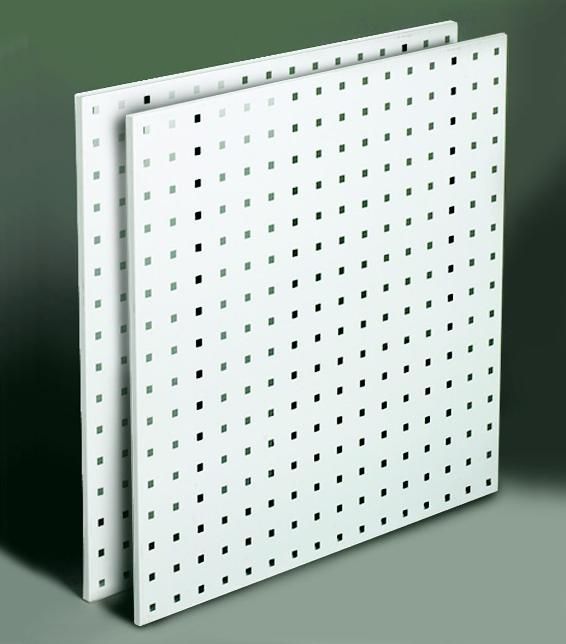 LocBoard 24 in. x 24 in. Industrial Steel Tool Board Pegboard 2 pk