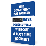 This Department Has Worked __ Days Digital Safety Scoreboard CS543178