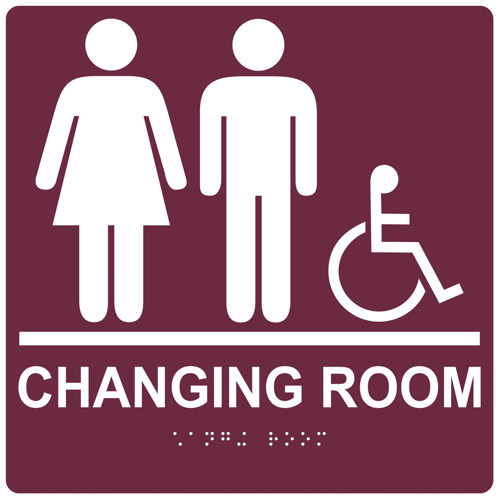 ADA Janitors Closet Braille Sign RRE-960_WHTonBRG Wayfinding