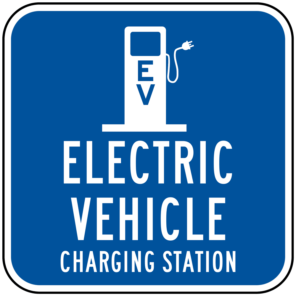 Electric Vehicle Charging Station Sign PKE15368 Alternative Fuel