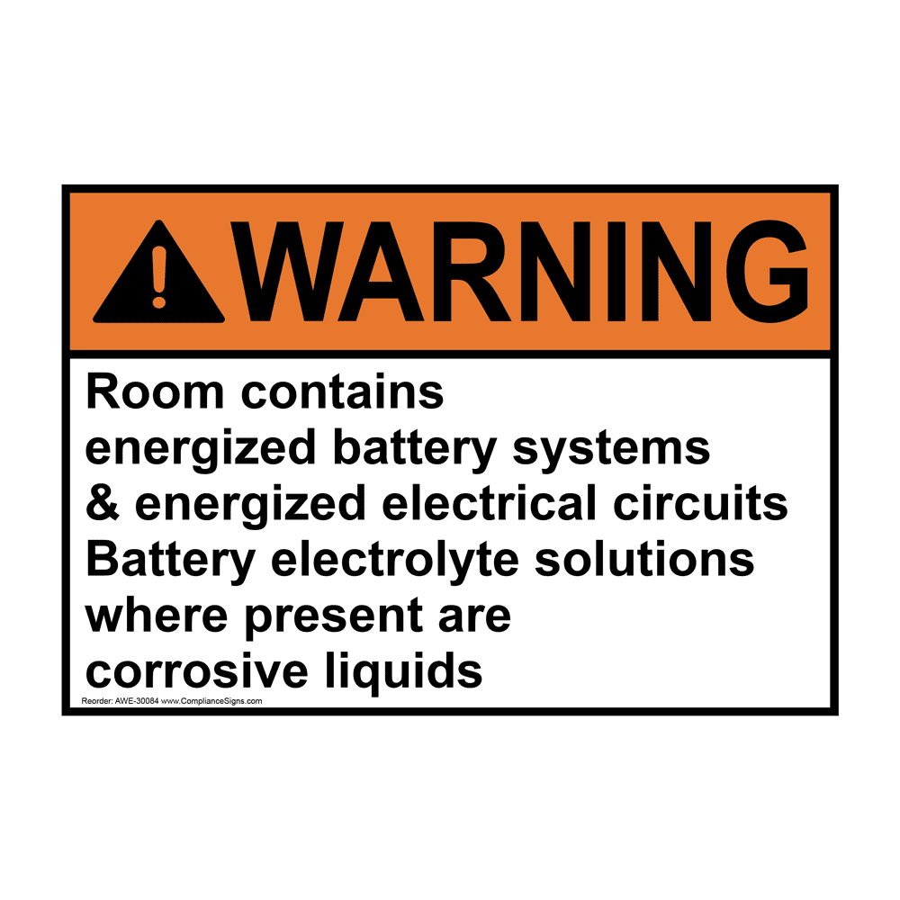 Battery Powered Street Number Sign