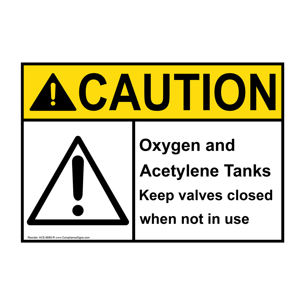 ansi-caution-oxygen-acetylene-tanks-keep-valves-closed-sign-ace-6660-r