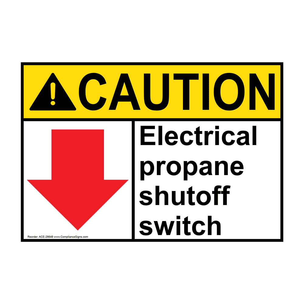 ANSI Electrical Service Main Disconnect Sign With Symbol ADE28620