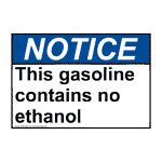 Chemical - Gasoline Signs and Labels
